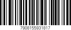 Código de barras (EAN, GTIN, SKU, ISBN): '7908155931817'
