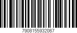 Código de barras (EAN, GTIN, SKU, ISBN): '7908155932067'