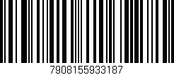Código de barras (EAN, GTIN, SKU, ISBN): '7908155933187'