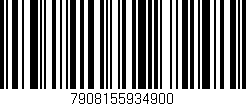 Código de barras (EAN, GTIN, SKU, ISBN): '7908155934900'