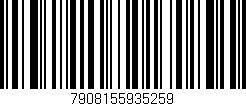 Código de barras (EAN, GTIN, SKU, ISBN): '7908155935259'