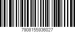 Código de barras (EAN, GTIN, SKU, ISBN): '7908155936027'