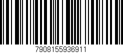 Código de barras (EAN, GTIN, SKU, ISBN): '7908155936911'
