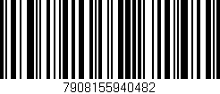 Código de barras (EAN, GTIN, SKU, ISBN): '7908155940482'