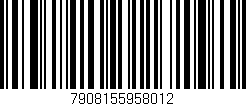 Código de barras (EAN, GTIN, SKU, ISBN): '7908155958012'