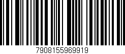Código de barras (EAN, GTIN, SKU, ISBN): '7908155969919'