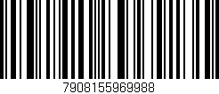 Código de barras (EAN, GTIN, SKU, ISBN): '7908155969988'