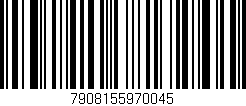Código de barras (EAN, GTIN, SKU, ISBN): '7908155970045'