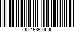 Código de barras (EAN, GTIN, SKU, ISBN): '7908156506038'