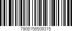 Código de barras (EAN, GTIN, SKU, ISBN): '7908156508315'