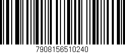 Código de barras (EAN, GTIN, SKU, ISBN): '7908156510240'