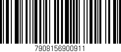 Código de barras (EAN, GTIN, SKU, ISBN): '7908156900911'