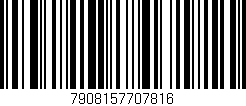 Código de barras (EAN, GTIN, SKU, ISBN): '7908157707816'