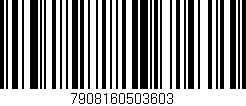 Código de barras (EAN, GTIN, SKU, ISBN): '7908160503603'