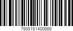 Código de barras (EAN, GTIN, SKU, ISBN): '7908161400666'
