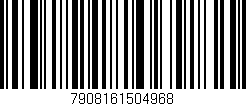 Código de barras (EAN, GTIN, SKU, ISBN): '7908161504968'