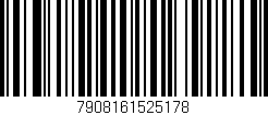Código de barras (EAN, GTIN, SKU, ISBN): '7908161525178'