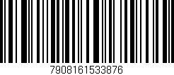 Código de barras (EAN, GTIN, SKU, ISBN): '7908161533876'