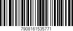 Código de barras (EAN, GTIN, SKU, ISBN): '7908161535771'