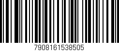Código de barras (EAN, GTIN, SKU, ISBN): '7908161538505'