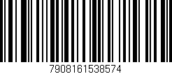 Código de barras (EAN, GTIN, SKU, ISBN): '7908161538574'