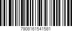 Código de barras (EAN, GTIN, SKU, ISBN): '7908161541581'