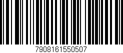Código de barras (EAN, GTIN, SKU, ISBN): '7908161550507'