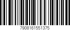 Código de barras (EAN, GTIN, SKU, ISBN): '7908161551375'