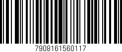 Código de barras (EAN, GTIN, SKU, ISBN): '7908161560117'