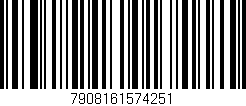 Código de barras (EAN, GTIN, SKU, ISBN): '7908161574251'