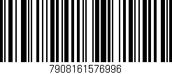 Código de barras (EAN, GTIN, SKU, ISBN): '7908161576996'