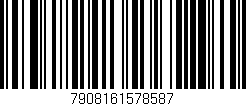 Código de barras (EAN, GTIN, SKU, ISBN): '7908161578587'