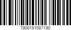 Código de barras (EAN, GTIN, SKU, ISBN): '7908161587190'
