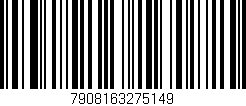 Código de barras (EAN, GTIN, SKU, ISBN): '7908163275149'