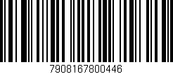 Código de barras (EAN, GTIN, SKU, ISBN): '7908167800446'