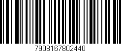 Código de barras (EAN, GTIN, SKU, ISBN): '7908167802440'