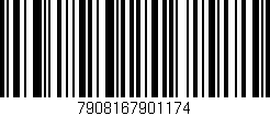 Código de barras (EAN, GTIN, SKU, ISBN): '7908167901174'