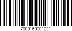 Código de barras (EAN, GTIN, SKU, ISBN): '7908169301231'