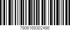 Código de barras (EAN, GTIN, SKU, ISBN): '7908169302498'