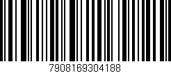 Código de barras (EAN, GTIN, SKU, ISBN): '7908169304188'