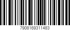 Código de barras (EAN, GTIN, SKU, ISBN): '7908169311483'
