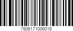 Código de barras (EAN, GTIN, SKU, ISBN): '7908171006018'