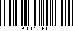 Código de barras (EAN, GTIN, SKU, ISBN): '7908171006032'