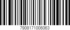 Código de barras (EAN, GTIN, SKU, ISBN): '7908171006063'