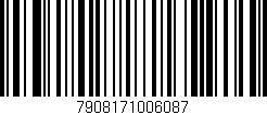Código de barras (EAN, GTIN, SKU, ISBN): '7908171006087'