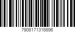 Código de barras (EAN, GTIN, SKU, ISBN): '7908171316896'
