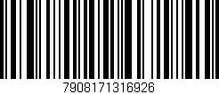 Código de barras (EAN, GTIN, SKU, ISBN): '7908171316926'