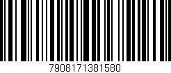 Código de barras (EAN, GTIN, SKU, ISBN): '7908171381580'