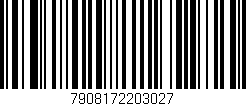 Código de barras (EAN, GTIN, SKU, ISBN): '7908172203027'