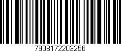 Código de barras (EAN, GTIN, SKU, ISBN): '7908172203256'